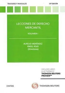 Lecciones de Derecho Mercantil Vol. I