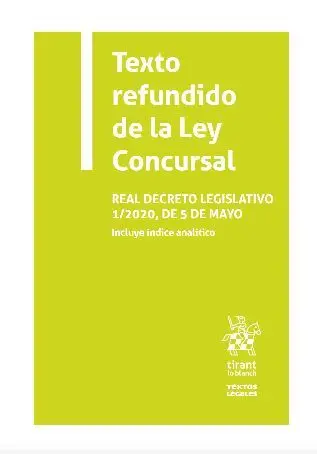 Texto Refundido de la Ley Concursal.