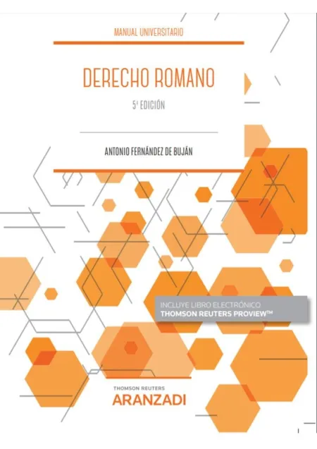 Derecho Romano (Papel + E-Book)