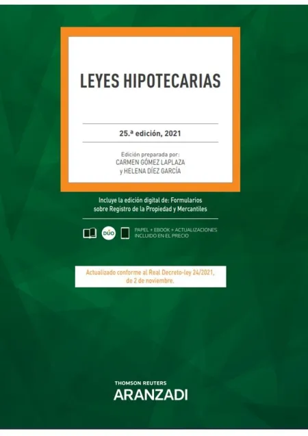 Leyes Hipotecarias (Papel + E-Book) 2022