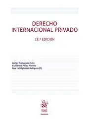 Derecho Internacional Privado. 15ª Ed.