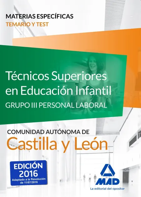 Técnicos Superiores en Educación Infantil de la Administración de Castilla y Leó