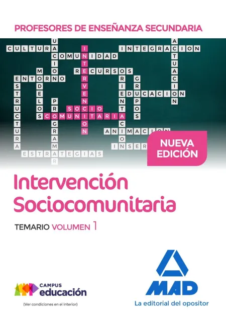 Profesores de Enseñanza Secundaria Intervención Sociocomunitaria. Temario Volume