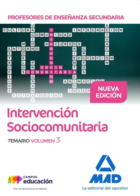 Profesores de Enseñanza Secundaria Intervención Sociocomunitaria. Temario Volume