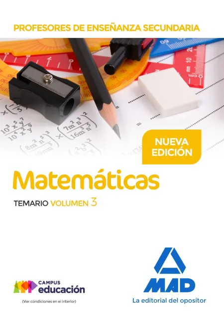 Profesores de Enseñanza Secundaria Matemáticas Temario Volumen 3