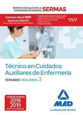 Técnico en Cuidados Auxiliares de Enfermería del Servicio de Salud de la Comunid