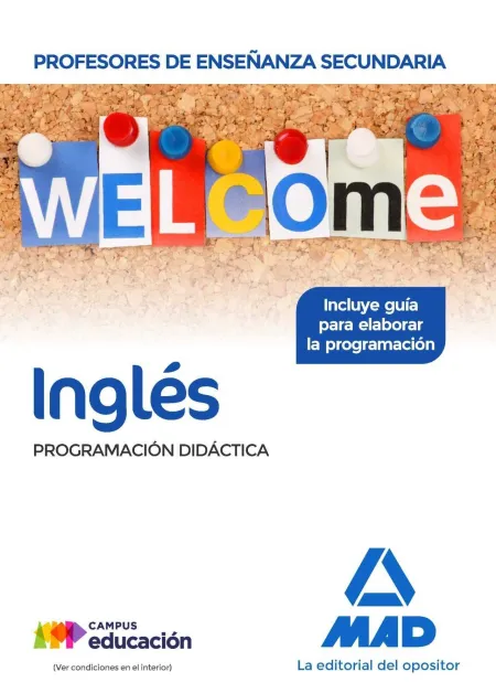 Cuerpo de Profesores de Enseñanza Secundaria Inglés. Programación Didáctica