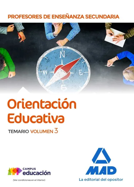 Cuerpo de Profesores de Enseñanza Secundaria - Orientación Educativa. Temario Vo