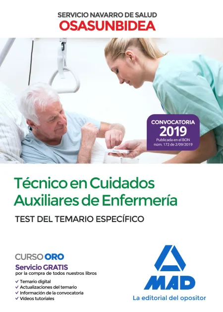 Técnico en Cuidados Auxiliares de Enfermería del Servicio Navarro de Salud-Osasu