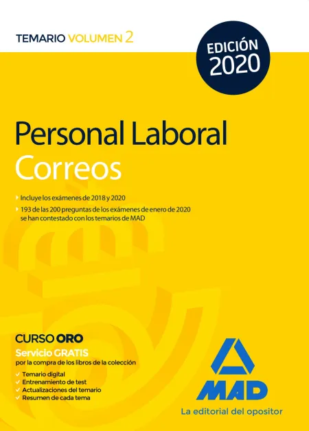 Personal Laboral Correos Telegrafos Temario Volumen 1