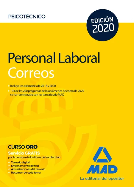 Personal Laboral de Correos y Telégrafos. Psicotécnico