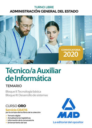 TÉCNICO AUXILIAR DE INFORMÁTICA DE LA ADMINISTRACIÓN GENERAL DEL ESTADO (TURNO L