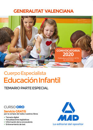 CUERPO ESPECIALISTA EN EDUCACIÓN INFANTIL DE LA ADMINISTRACIÓN DE LA GENERALITAT