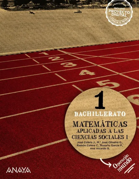 Matemáticas Aplicadas a las Ciencias Sociales I.