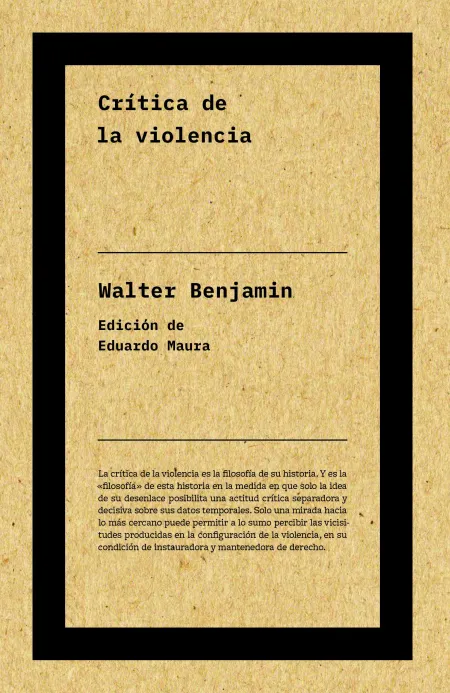 Crítica de la Violencia (Ne)