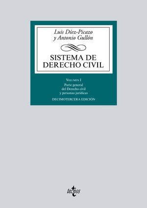 SISTEMA DE DERECHO CIVIL VOL. I