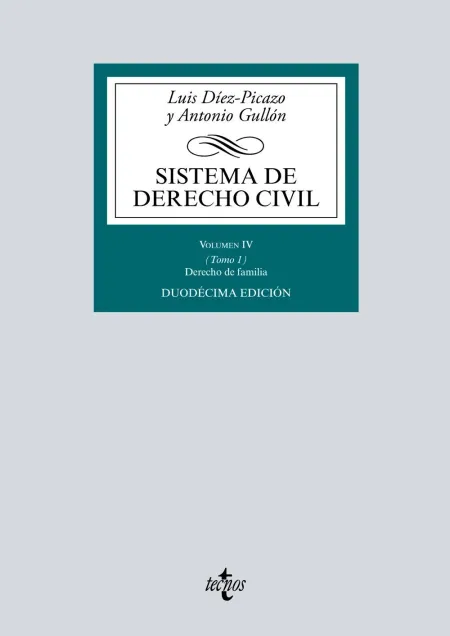Sistema de Derecho Civil Vol. Iv T. 1