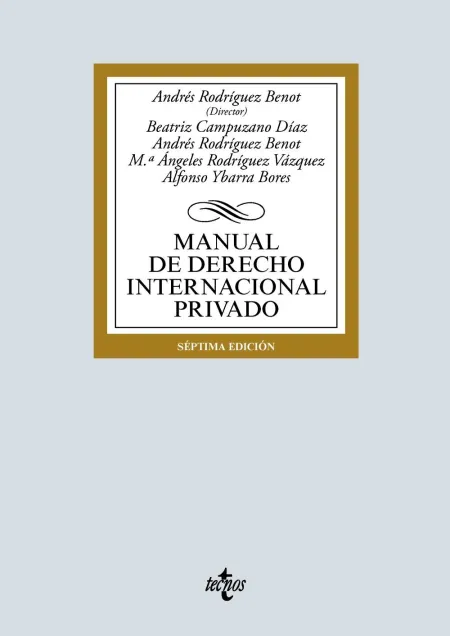 Manual de Derecho Internacional Privado
