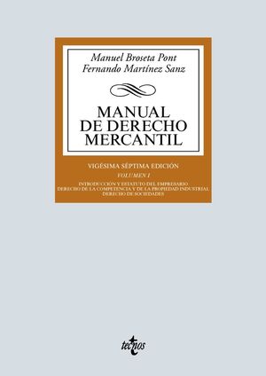 MANUAL DE DERECHO MERCANTIL I