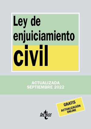 LEY DE ENJUICIAMIENTO CIVIL 2022