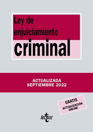 LEY DE ENJUICIAMIENTO CRIMINAL 2022
