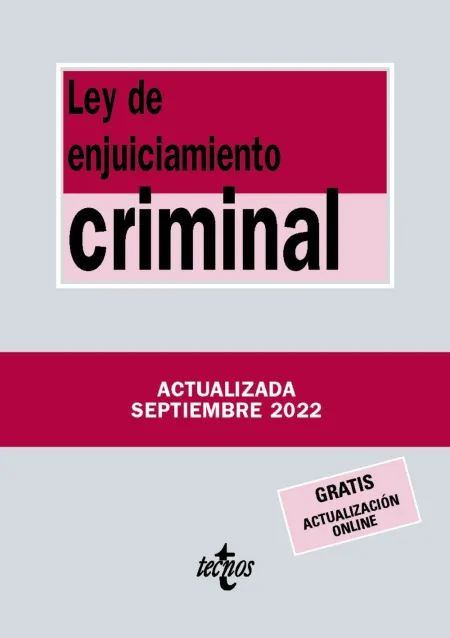 Ley de Enjuiciamiento Criminal 2022