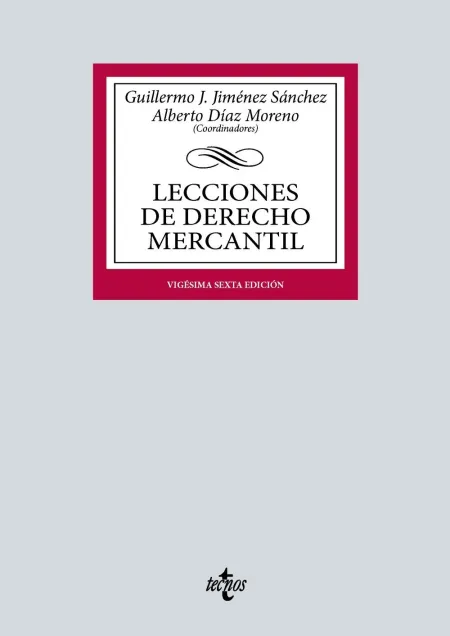 Lecciones de Derecho Mercantil