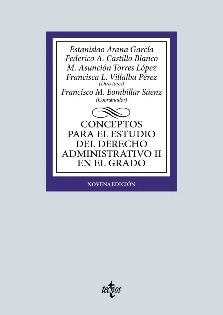 Conceptos para el Estudio del Derecho Administrativo Ii en el Grado