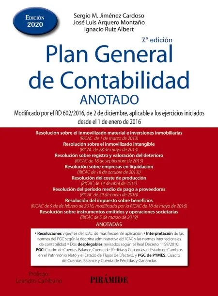 Plan General de Contabilidad Anotado