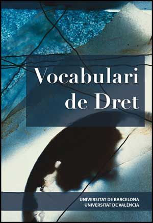 VOCABULARI DE DRET