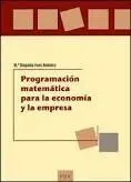 Programación Matemática para la Economía y la Empresa