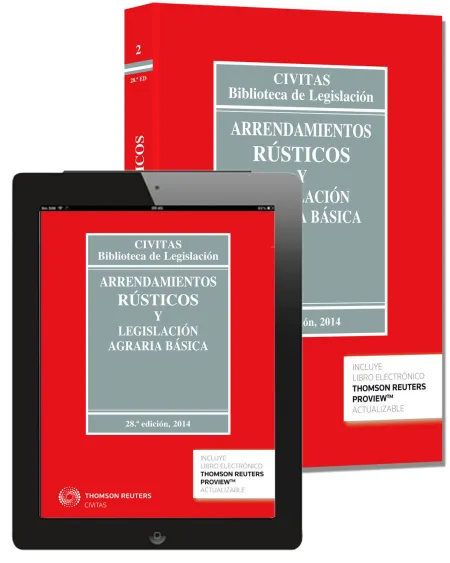 Arrendamientos Rústicos y Legislación Agraria Básica (Papel + E-Book)