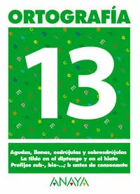 Ortografía 13.