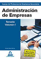 Cuerpo de Profesores de Enseñanza Secundaria. Administración de Empresas. Temari