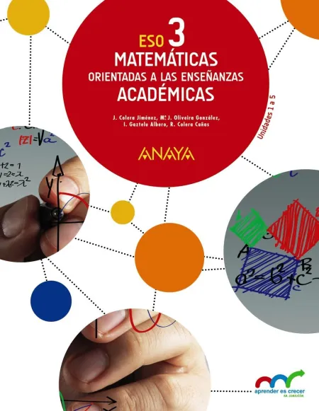 Matemáticas Orientadas a las Enseñanzas Académicas 3. Trimestres.