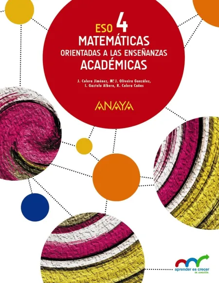 Matemáticas Orientadas a las Enseñanzas Académicas 4.