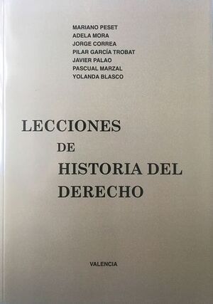 LECCIONES DE HISTORIA DEL DERECHO