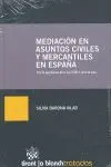 Mediación en Asuntos Civiles y Mercantiles en España