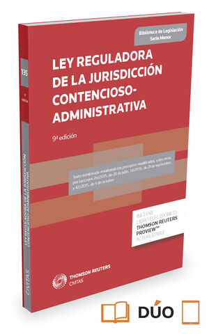 LEY REGULADORA DE LA JURISDICCIÓN CONTENCIOSO-ADMINISTRATIVA (PAPEL + E-BOOK)