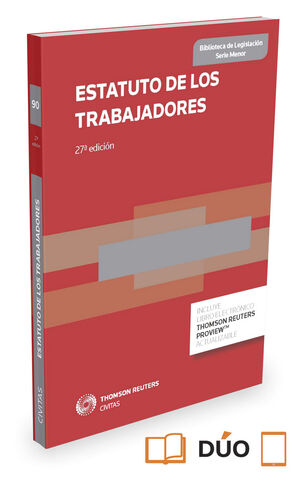 ESTATUTO DE LOS TRABAJADORES (PAPEL + E-BOOK)