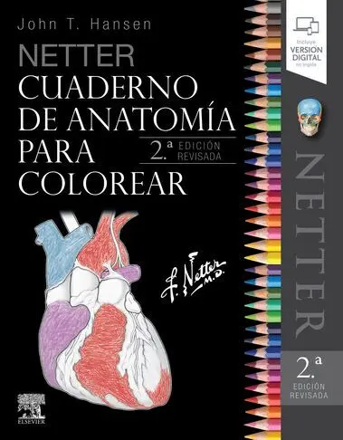 Netter Cuaderno de Anatomía para Colorear (2ª Ed. )