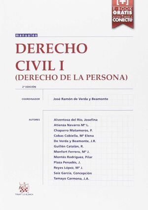 DERECHO CIVIL I (DERECHO DE LA PERSONA) 2ª EDICIÓN 2016