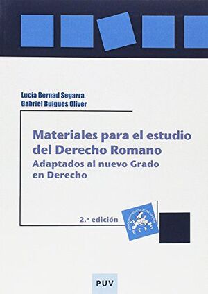 MATERIALES PARA EL ESTUDIO DEL DERECHO ROMANO