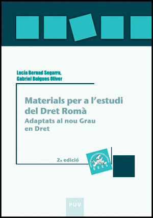 MATERIALS PER A L'ESTUDI DEL DRET ROMÀ