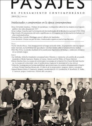 INTELECTUALES Y COMPROMISOS EN LA ÉPOCA CONTEMPORÁNEA