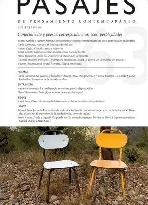 Conocimiento y Poesía: Correspondencias, Ecos, Perplejidades