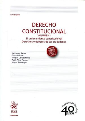 DERECHO CONSTITUCIONAL VOLUMEN I