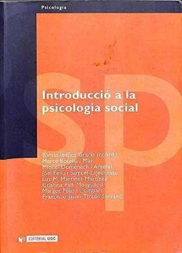 Introducció a la Psicología Social