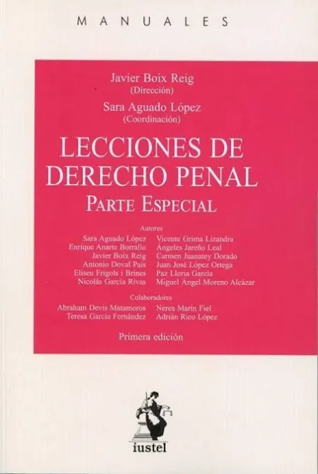 Lecciones de Derecho Penal. Parte Especial