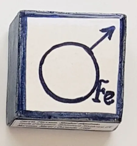Azulejo Elementos Quimicos - Hierro (Fe)